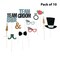 Photo Booth Stick Prop - Wedding | 12 Inches to 15 inches long | Raheev®